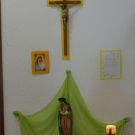 Nemenstag Kindergarten Gebetsecke mit verehrter Maria